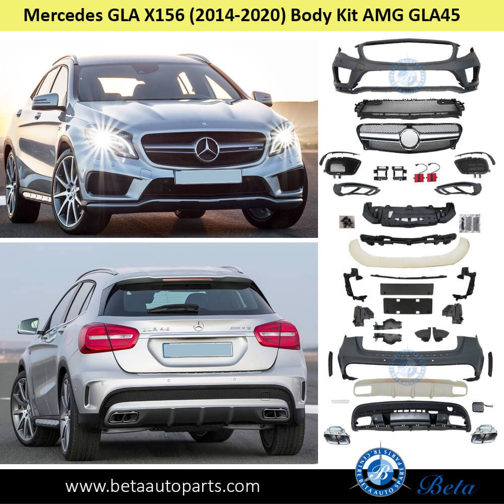 GLA45 Body Kit for Mercedes GLA X156 after fixing