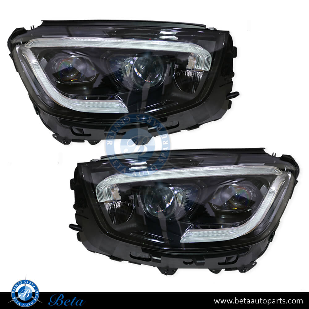 Headlamp Upgrade from Static LED to Dynamic LED for Mercedes GLC-Class W253/C253 2020-Up models, Part Number 2539068101 / 2539068201