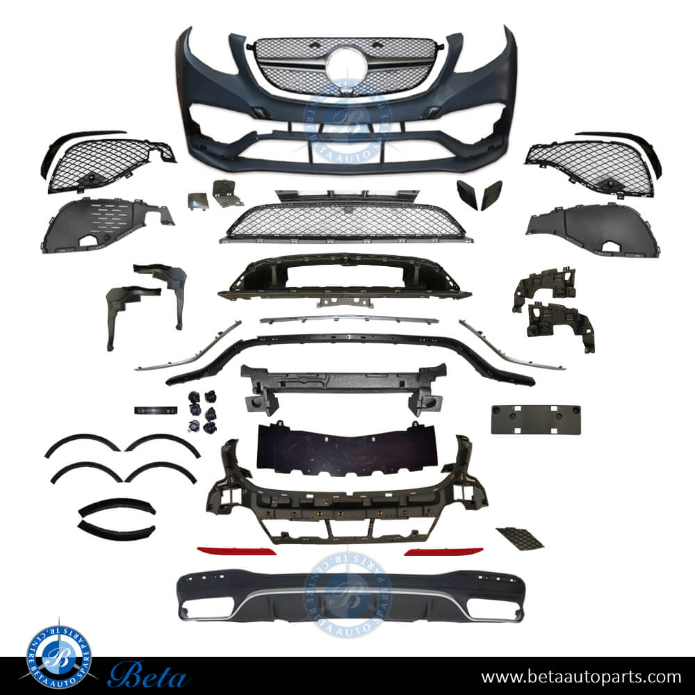 Body Kit GLE63 for Mercedes GLE-Class W166 2015-2018 models
