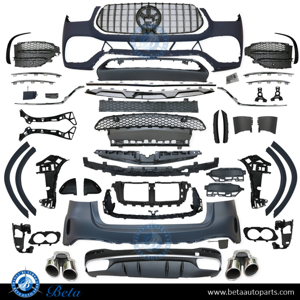 Body Kit AMG GLE53 look for Mercedes GLE-Class W167 2019-Up models