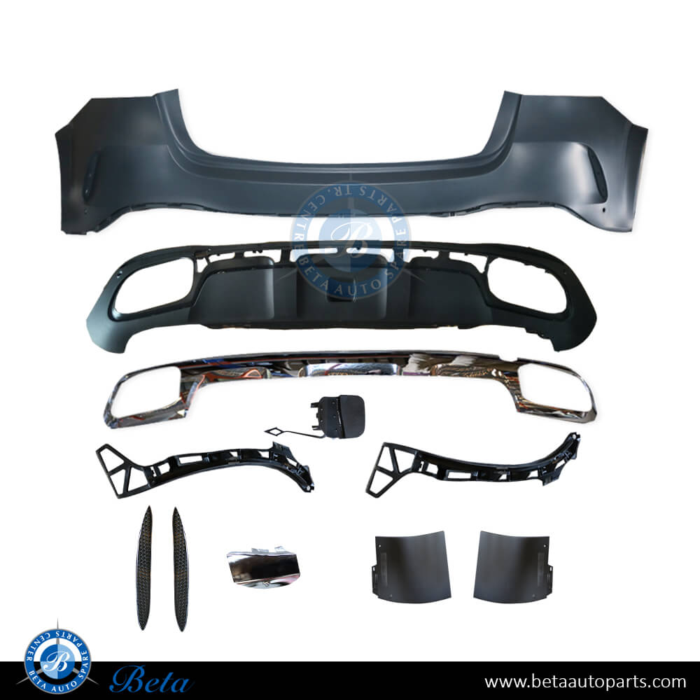 Mercedes GLE-Class W167 (2019-2023), Rear Bumper Normal AMG with Park Assist, China, 1678851203