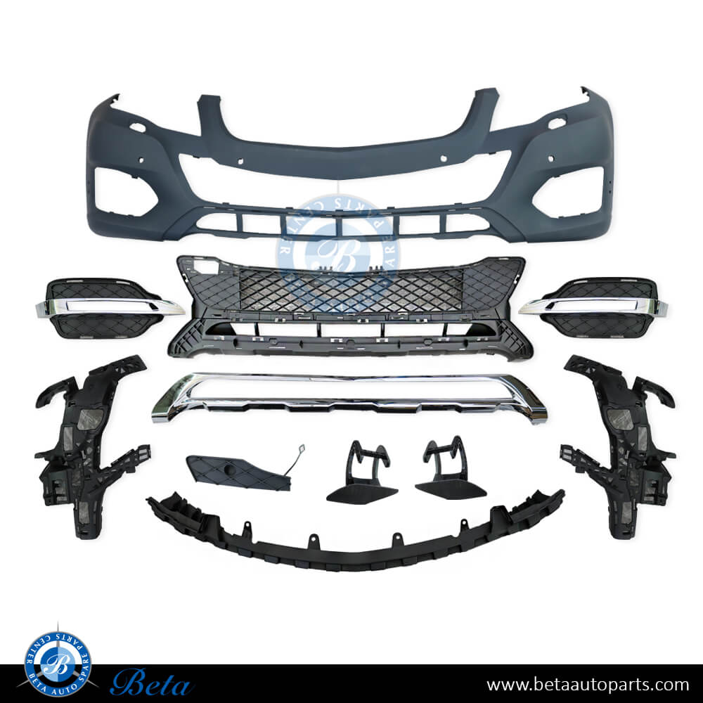 Front Bumper Basic for Mercedes GLK-Class X204 2012-2015 models, Part Number 2048802249