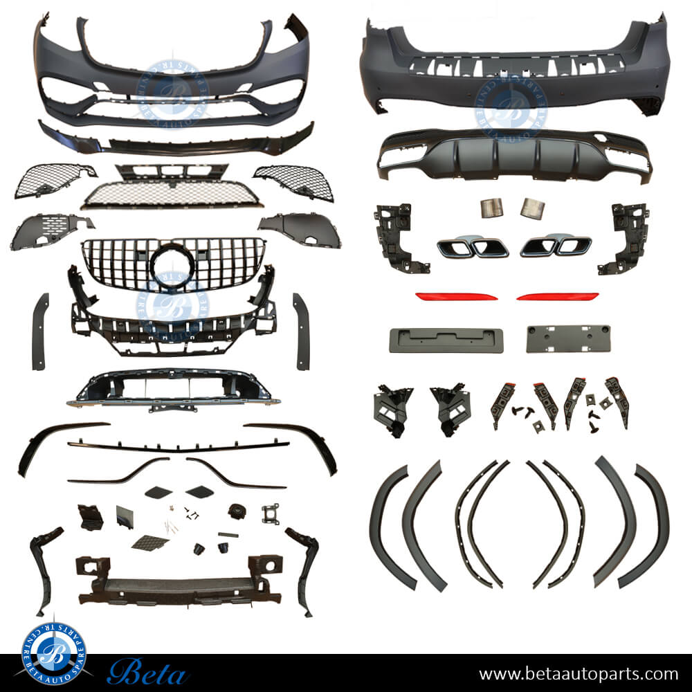 Body Kit AMG GLS63 for Mercedes GLS-Class X166 2016-2019 models