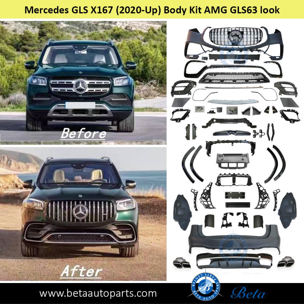 Mercedes GLS-Class X167 (2020-2023), Body Kit AMG Gls63 Look (Silver), China