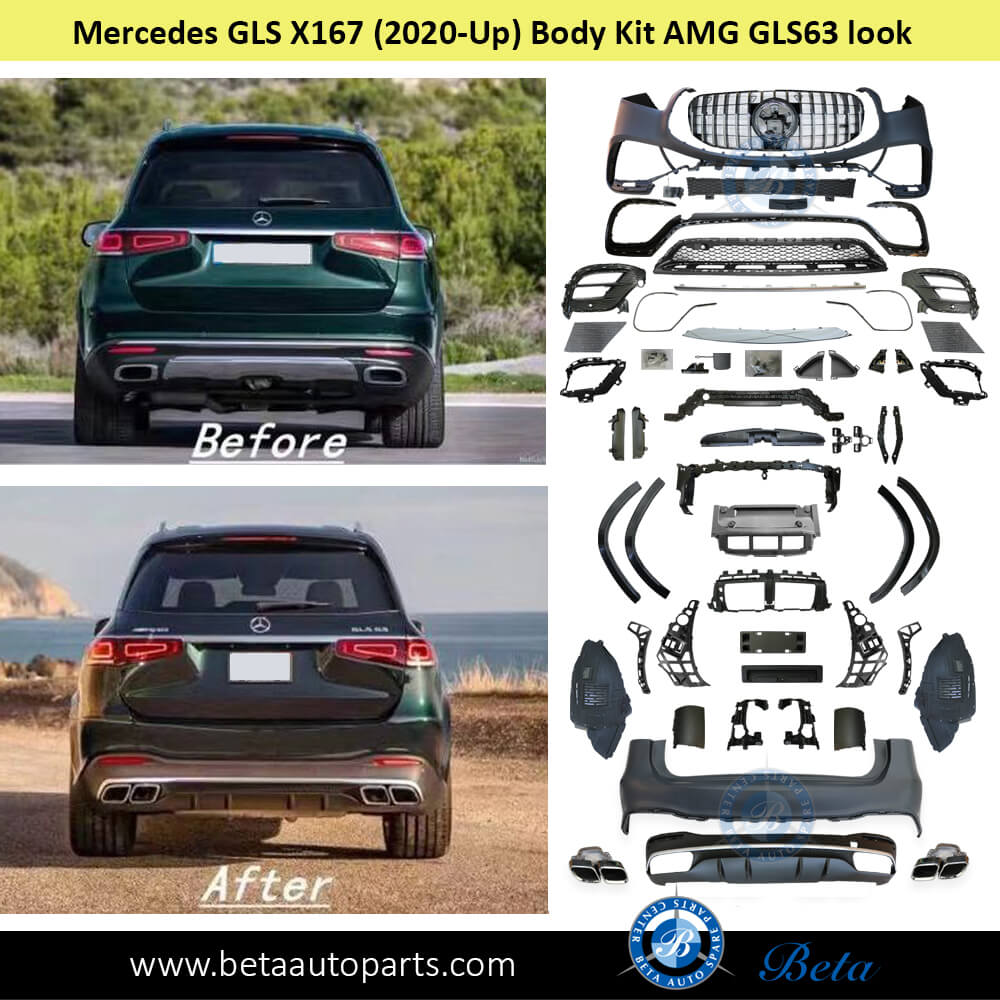 Mercedes GLS-Class X167 (2020-2023), Body Kit AMG Gls63 Look (Silver), China