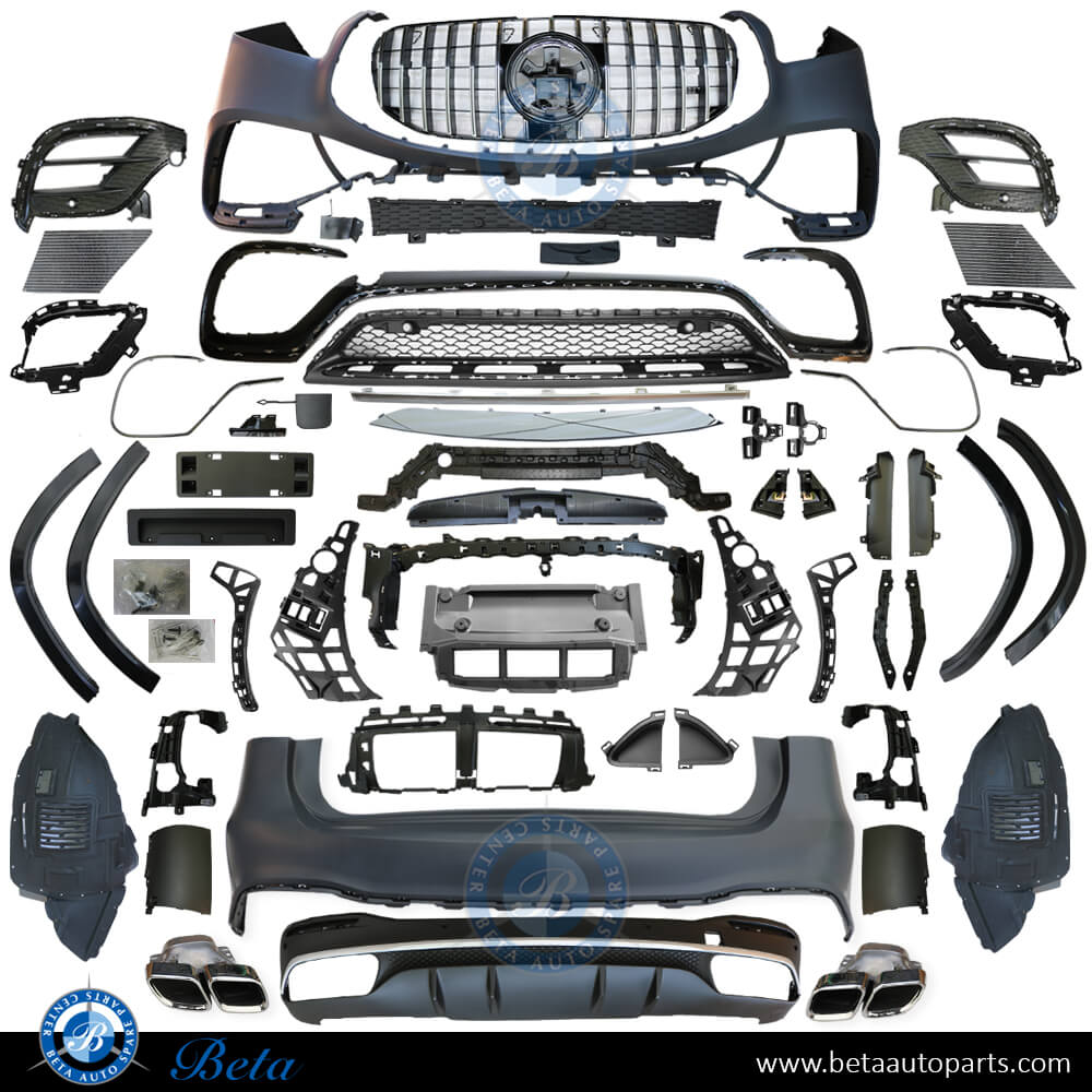 Body Kit AMG GLS63 Look China for Mercedes GLS-Class X167 2020-up models