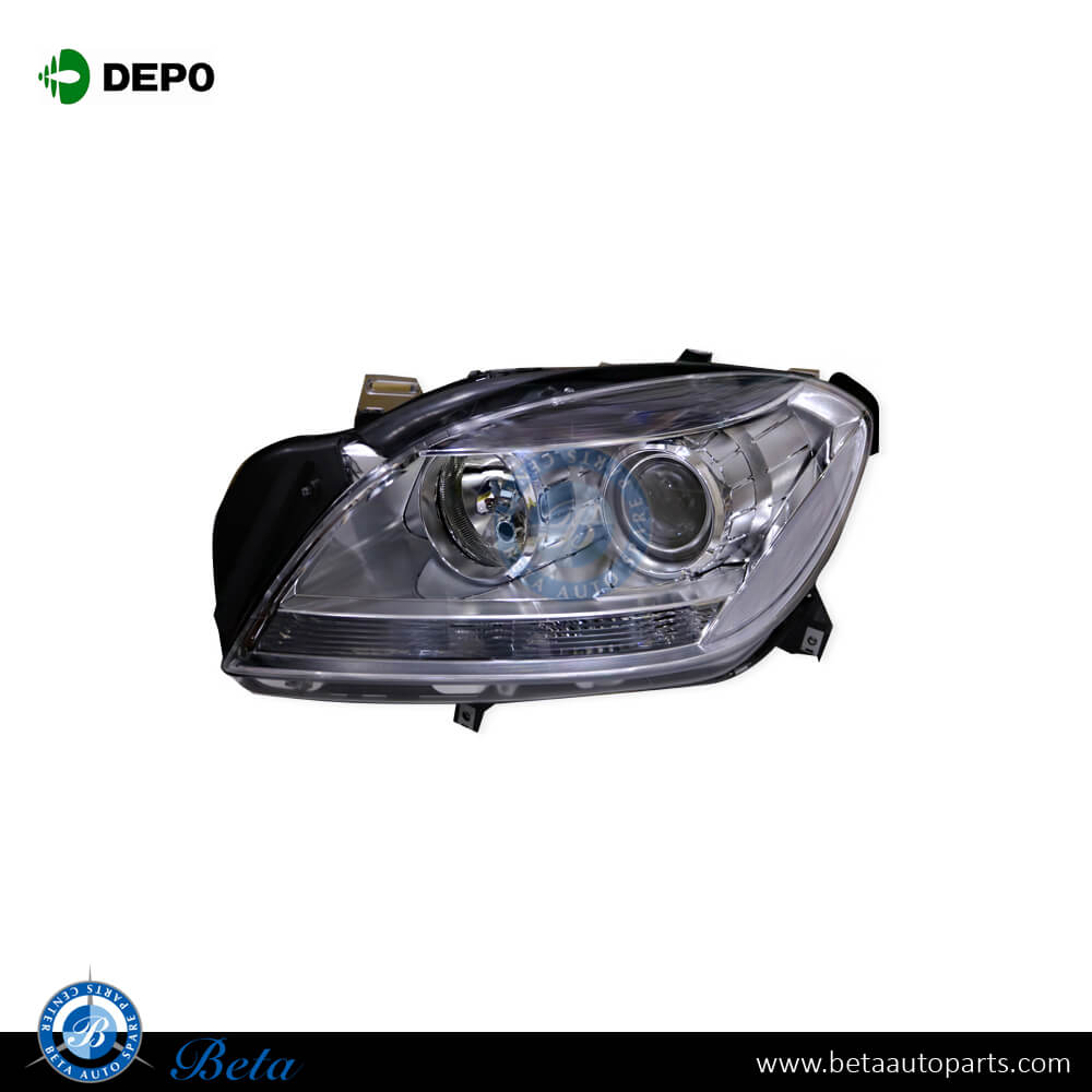 Left Side Headlamp for Mercedes ML-Class W166 2012-2014 models, Part Number 1668206659 /1668204659 / 1668208361 / 1668200161