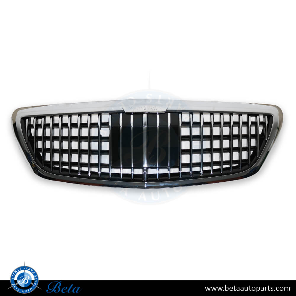 Grille Maybach Look for Mercedes S-Class W222 2014-up models, Part Number 2228800502