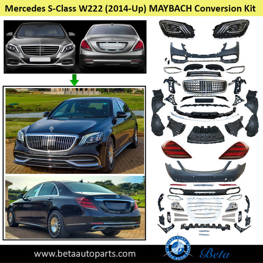 Mercedes SClass W222 (2014Up), Maybach Conversion Kit Beta Auto