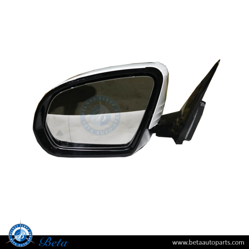 Left Side Side Mirror Assembly with Blind Spot and Camera for Mercedes S-Class W222 2014-up models, Part Number 2228106301