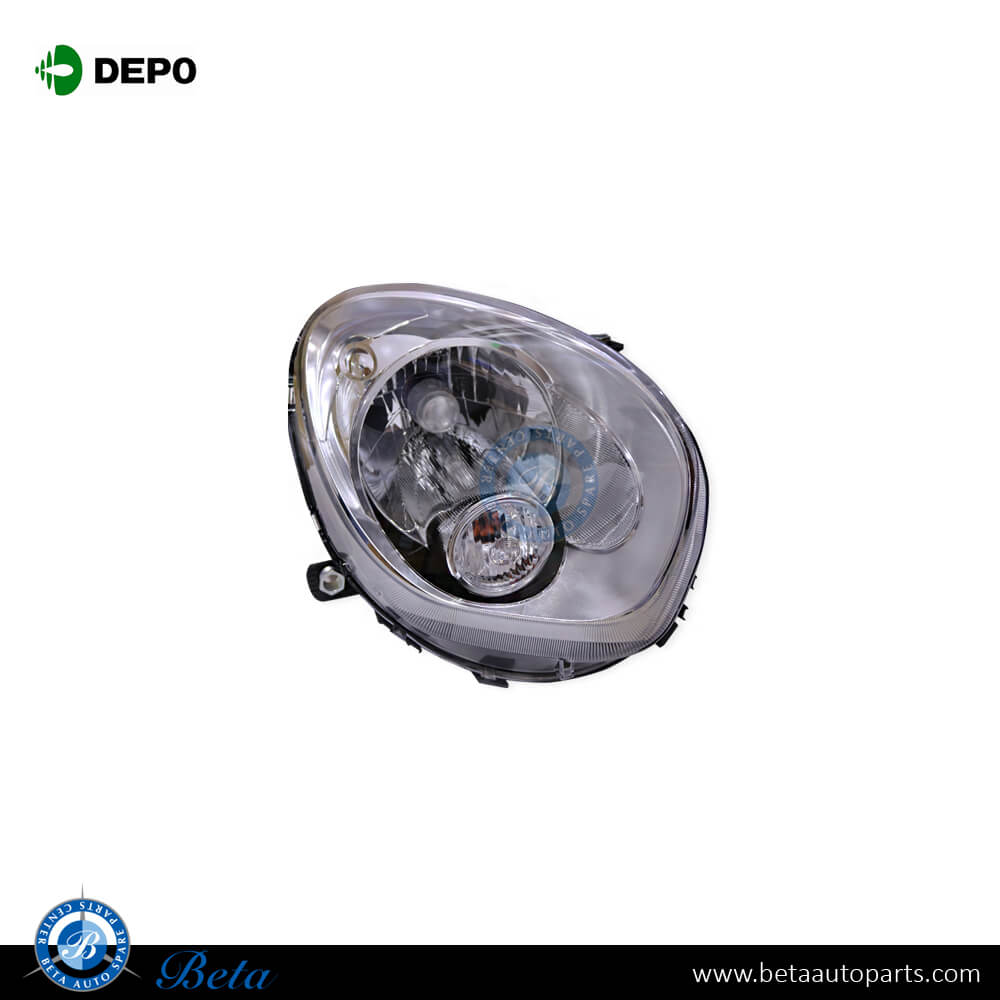 Right Side Headlamp Normal for Mini Countryman R60 2010-Up models, Part Number 9801030