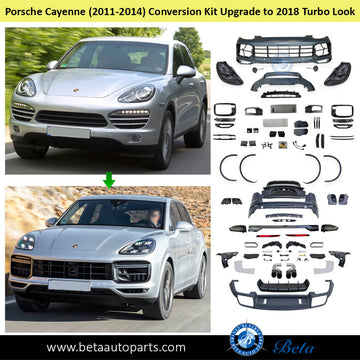 Porsche Cayenne Body Kit Conversion Upgrade to 2018 Turbo Look – Beta