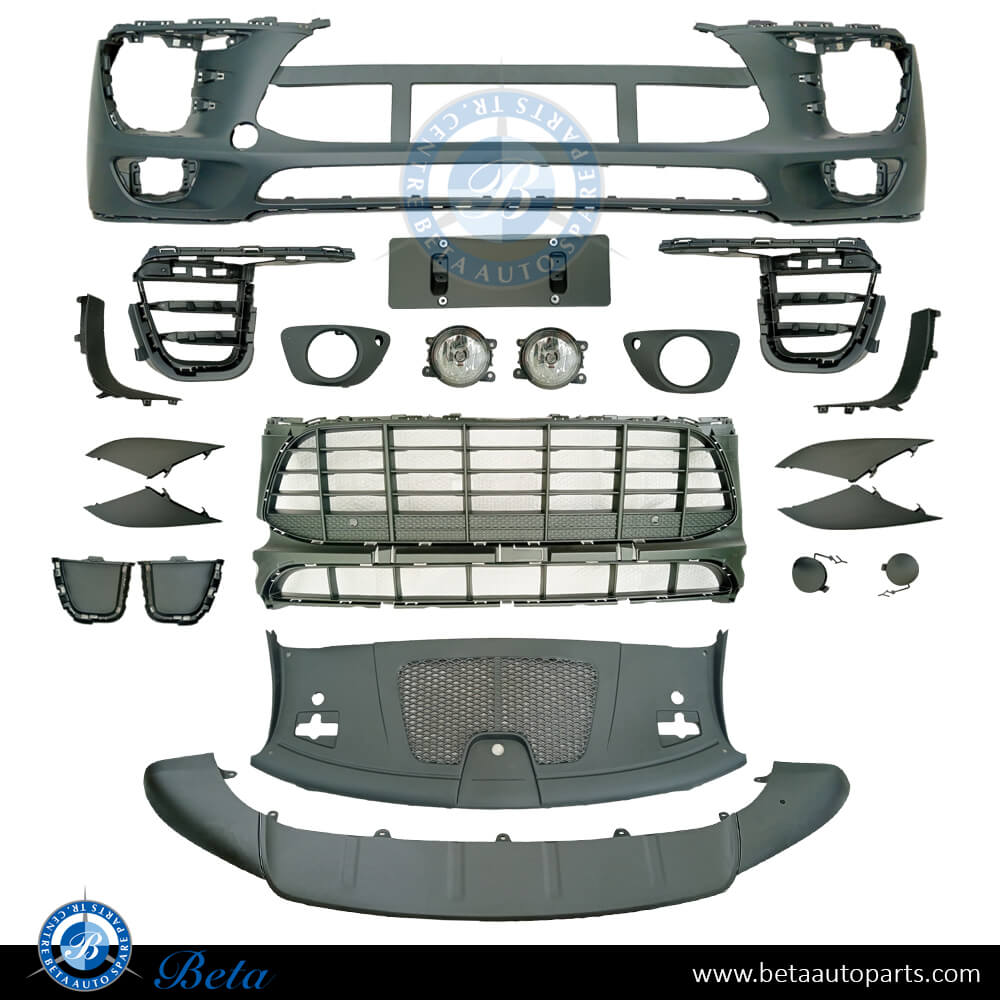 Front Bumper Basic for Porsche Macan 2014-2018 models, Part Number 95B807221A