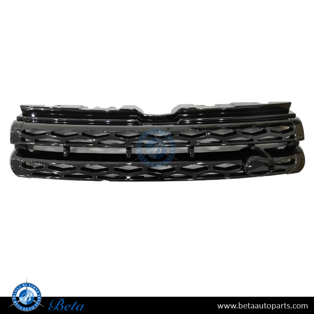 Radiator Grille -Black for Range Rover Evoque 2011-2018 models, Part Number LR043648