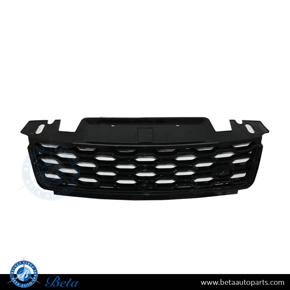 Grille Upgrade to 2018 SVR Look Black Color for Range Rover Sport 2013-2017 models, Part Number LR098748