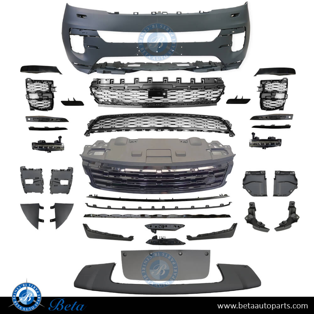 Front Bumper with PDC and Park Assist for Range Rover Sport 2023-Up models, Part Number LR169071