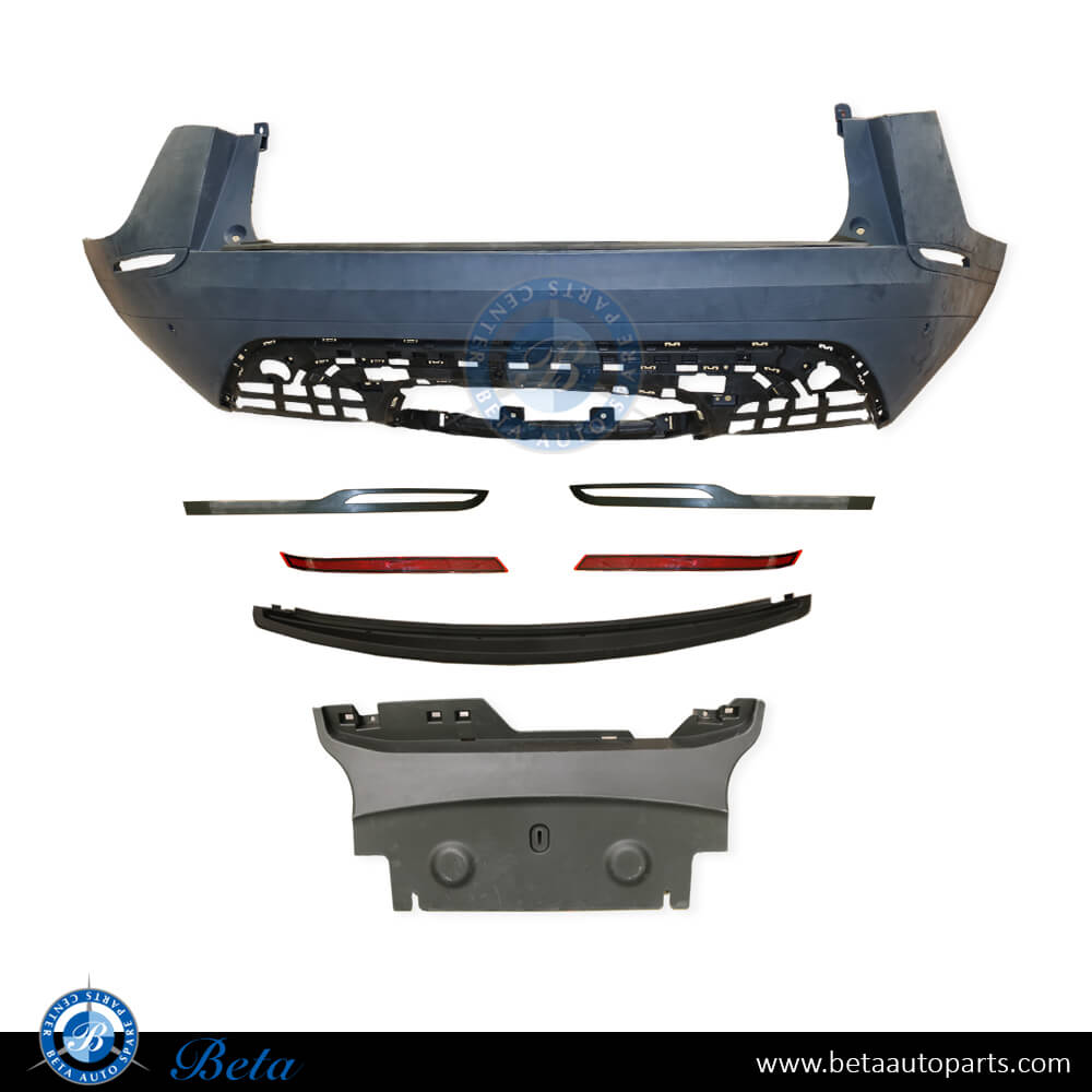 Rear Bumper assembly for Range Rover Velar 2017-Up models, Part Number LRP380