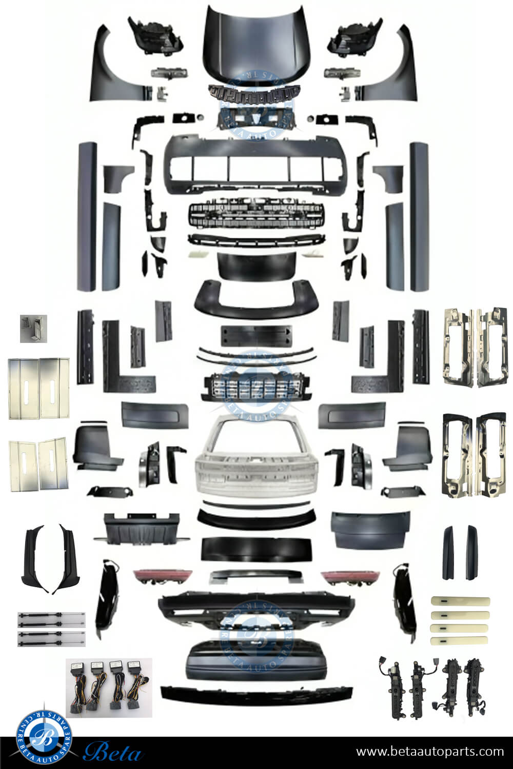 Range Rover Vogue (2013-2017), Body Kit Conversion Upgrade to 2023 Autobiography Look, China
