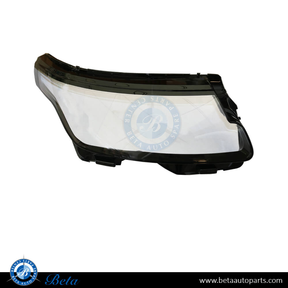 Right Side Headlamp Lens for Range Rover Vogue 2018-up models, Part Number JK52-13W030-KF