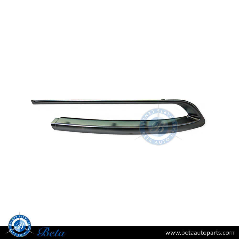 Left Side Rear Bumper Chrome Moulding Modern for BMW 5 Series F10 LCI 2014-2016 models, Part Number 51127331613