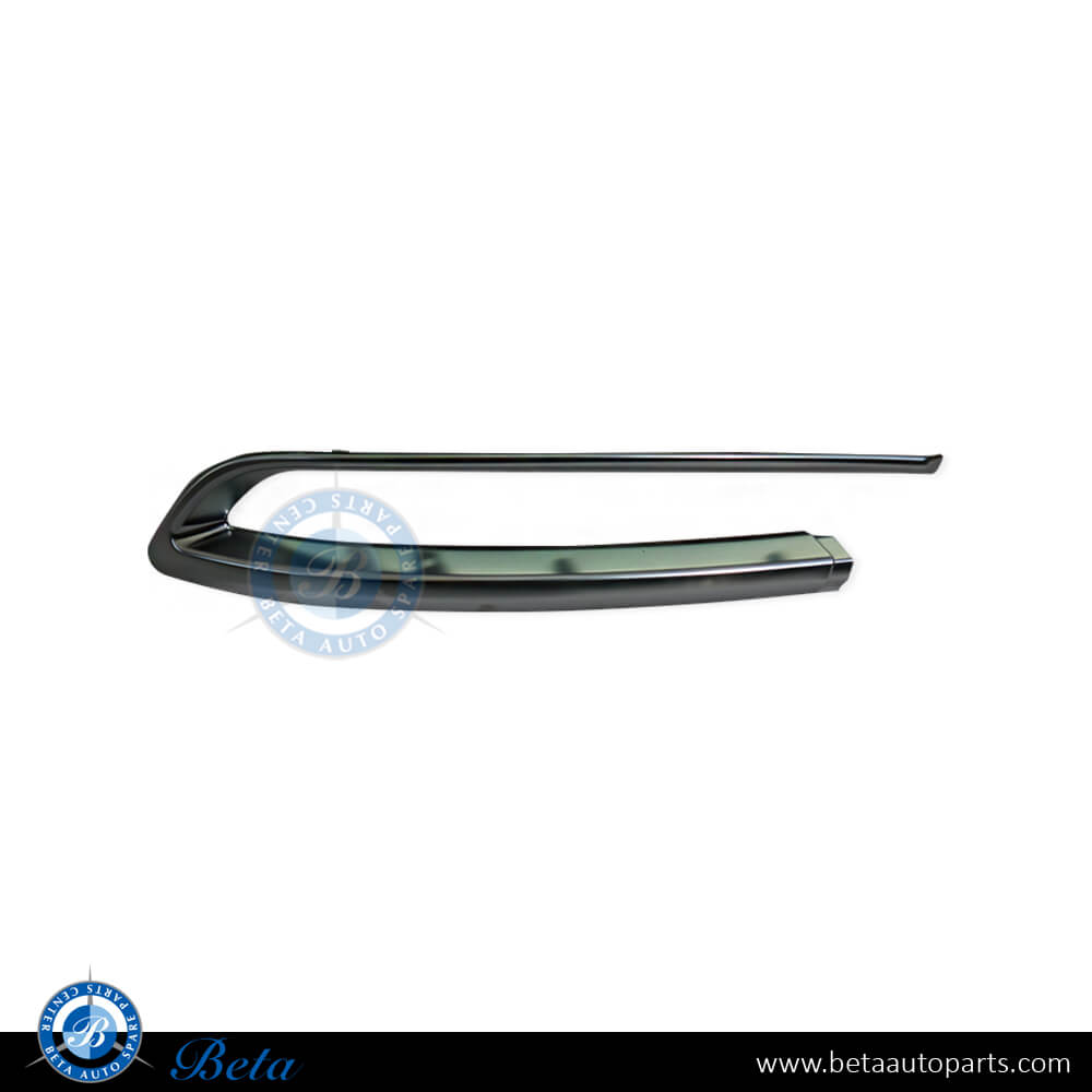Right Side Rear Bumper Chrome Moulding Modern for BMW 5 Series F10 LCI 2014-2016 models, Part Number 51127331614