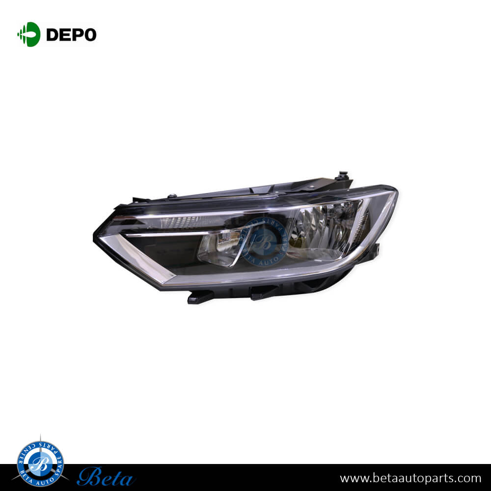 Left Side Headlamp Normal Euro Type for Volkswagen Passat 2015-2019 models, Part Number 3G1941005A