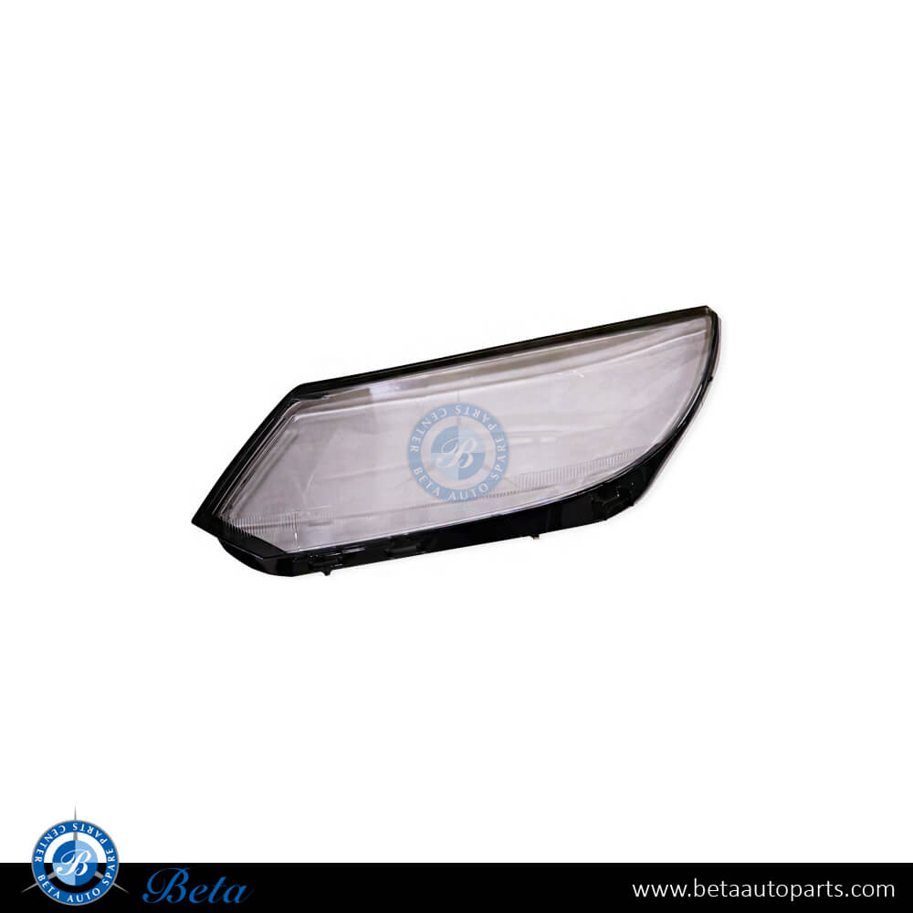 Left Side Headlamp Lens for Volkswagen Tiguan 2012-2016 models, Part Number 5N2941005