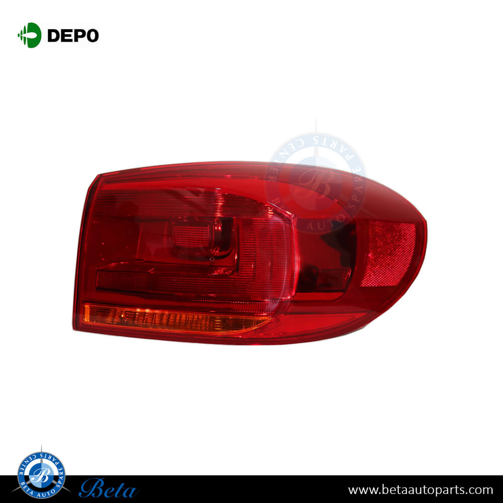 Right Side Tail Lamp USA Type for Volkswagen Tiguan 2012-2016 models, Part Number 5N0945096R