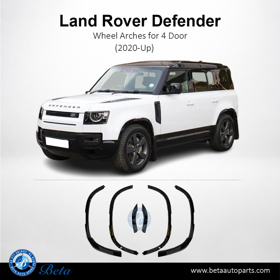 Wheel Arches for 4 Doors (OE Type) for Land Rover Defender 2020-Up models, Part Number VPLEP0379 / VPLEP0380