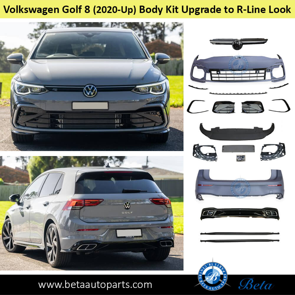 Volkswagen Golf 8 (2020-Up), Body Kit Upgrade to R-Line Look, China