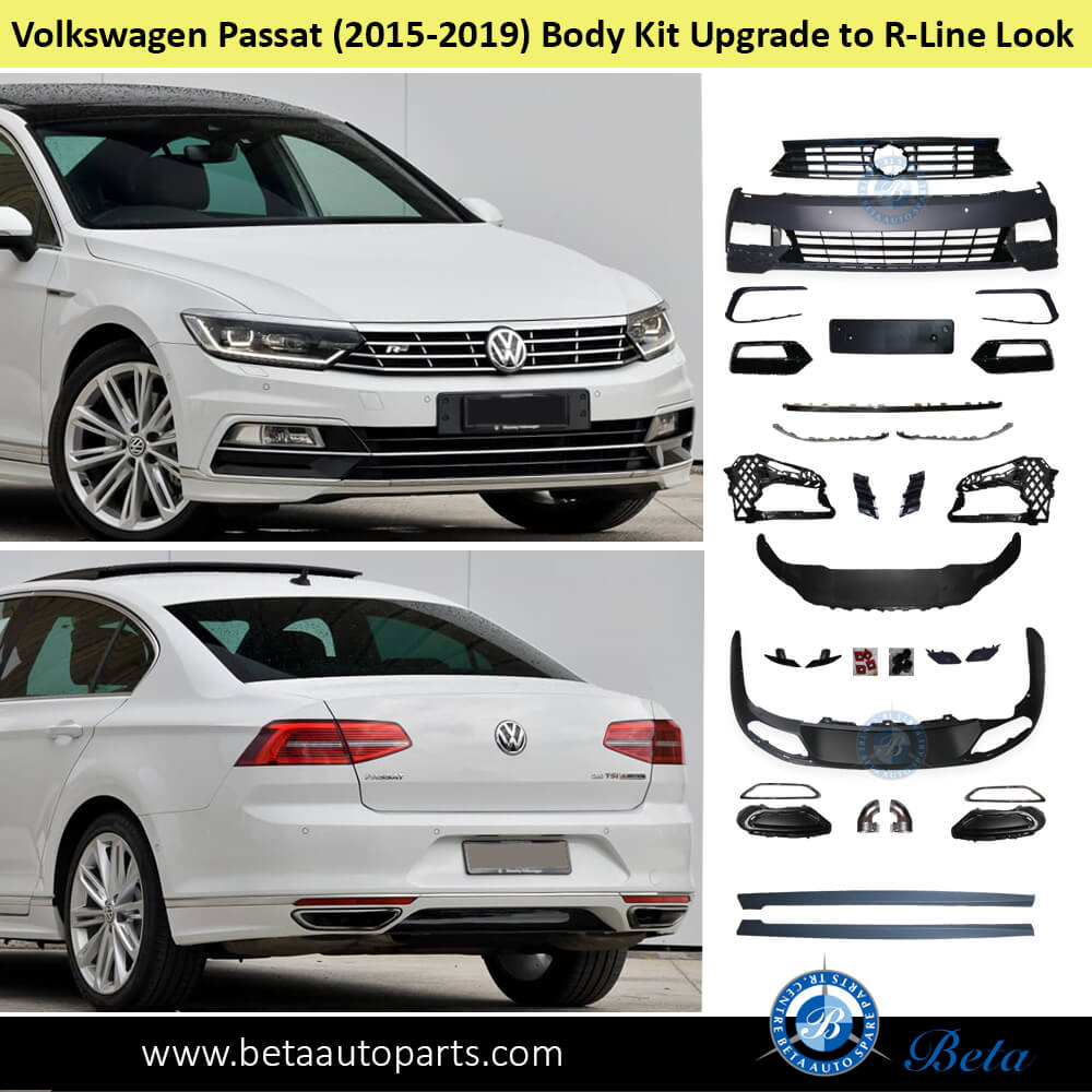 Volkswagen Passat (2015-2019), Body Kit Upgrade to R-Line Look, China