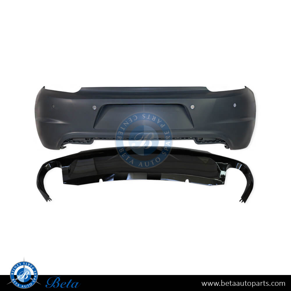 Rear Bumper for Volkswagen Scirocco R 2009-2014 models, Part Number 1K8807417L